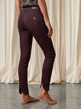 Emporio Armani Burgundy Stretch Skinny Denim